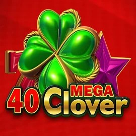 40 Mega Clover slot logo by Amusnet Interactive at Vipzino Casino