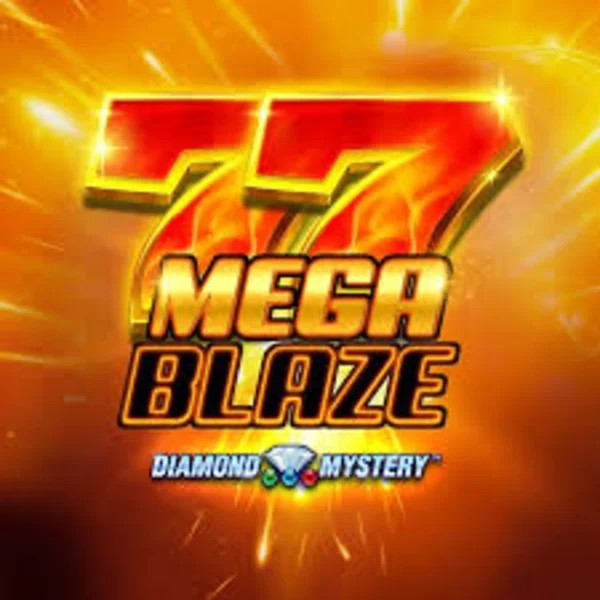 Diamond Mystery Mega Blaze slot visual from Greentube available on vipzinoonline.com