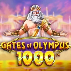 Gates of Olympus 1000 slot logo by Pragmatic Play at Vipzino Casino