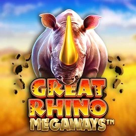 Great Rhino Megaways casino game by Pragmatic Play – featured logo at Vipzino Casino