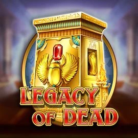 Legacy of Dead game by Play'n GO – logo hosted on Vipzino Casino
