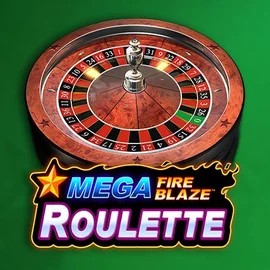 Mega Fire Blaze Roulette by Playtech, showcased at vipzinoonline.com – game logo