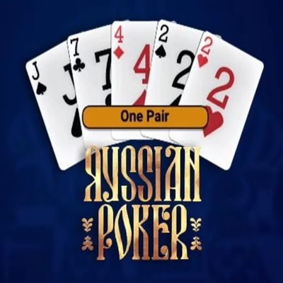 Russian Poker game by OneTouch Games – logo hosted on Vipzino Casino